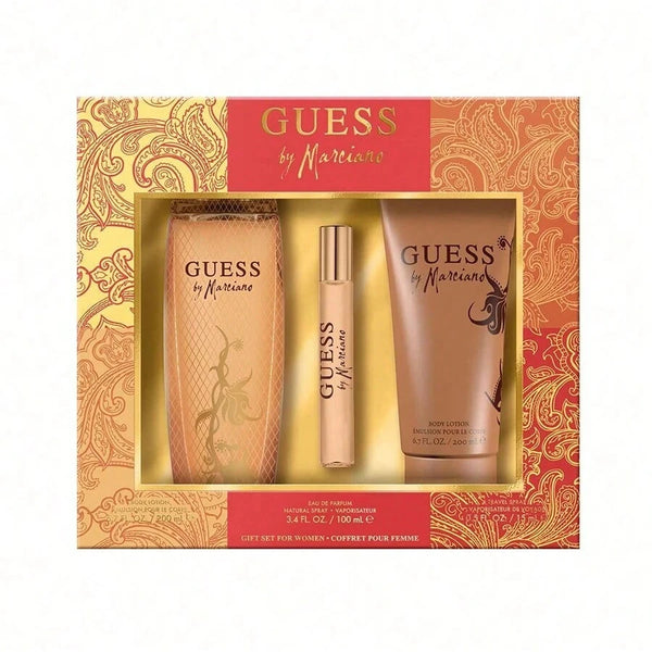 Guess By Marciano| Women's Gift Set EDP 100ml+ BL 200ml + EDP 15ml