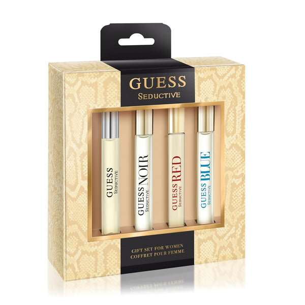 Guess| Women's Mini Set EDT 4 X 15ml (Seductive+Noir+Red+Blue)