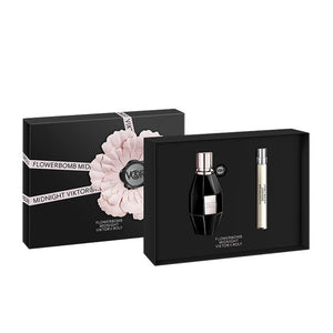 VIKTOR & ROLF FLOWERBOMB MIDNIGHT| WOMEN'S SET EDP 50ML+ 10ML